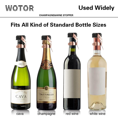 Tapones Para Botella De Vino Y Champan De Acero Inoxidable