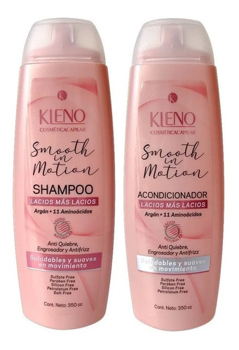 Kit Shampoo + Acondicionador Lacios Smooth In Motion Kleno