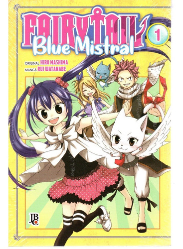 Fairy Tail Blue Mistral N° 01 - Em Português - Editora Jbc - Formato 13 X 19,5 - Capa Mole - Bonellihq 1 Cx482 J23