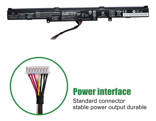 Bateria (a41n1501) Para Asus Gl752 N552v N752 Series Nueva