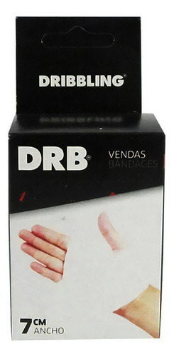 Vendas Futbol Dribbling Elastica 7 Cm Color Blanco