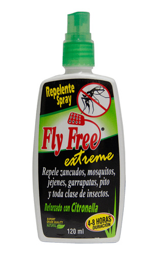 Fly Free Extreme Repelente Spray 120 Ml