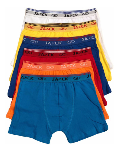 Pack 12 Boxer De Algodón Para Niños 