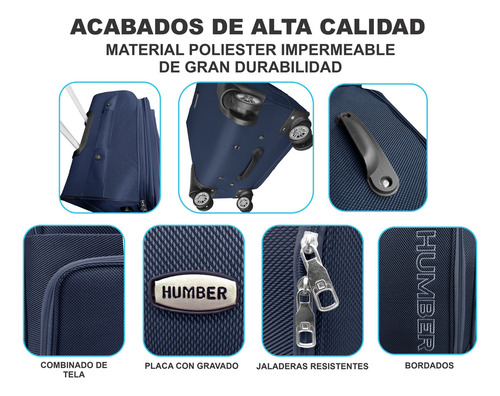 Promocion! Juego De 3 Maletas Tela Semi-rigidas, Resistentes
