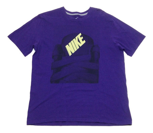 Remera Manga Corta Nike Sillon Tubular Violeta Hombre Xl