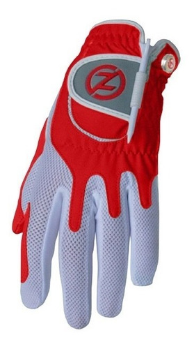 Imagen 1 de 2 de Guantes Golf Zero Friction Rojo Para Dama
