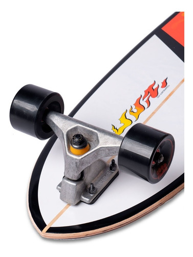 Imagen 2 de 3 de Surfskate Woodoo X Uva Surfboards Red