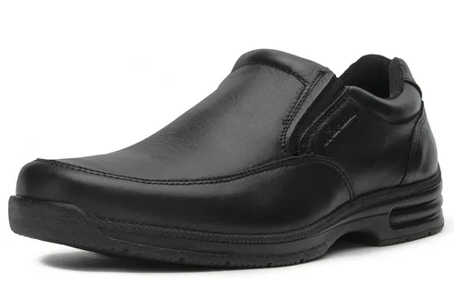 Zapato Caballero Nevada Corte Piel Comodos Negro 25 30