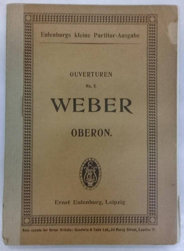 Overturen Nº 7 - Oberon * Weber * Partitura 