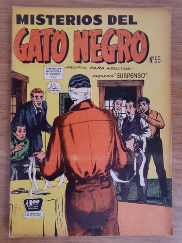 Cómic Misterios Del Gato Negro Número 55 La Prensa 1957