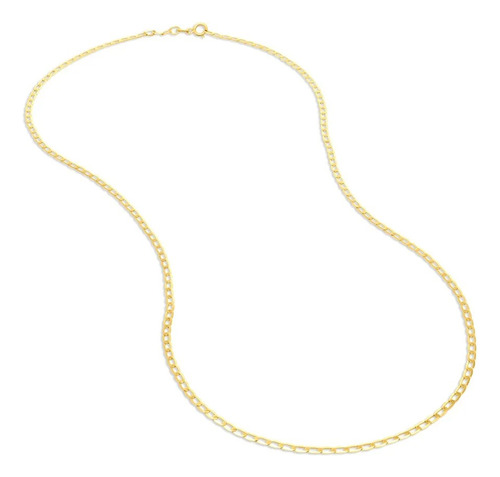 Cadena De Oro Amarillo 14k 45cm Unisex