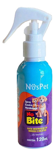 No Bite Spray Amargo Nóspet Adestrador Educador Pet 120ml