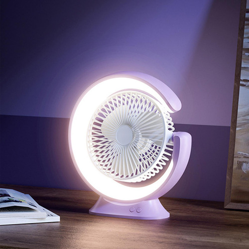 Wpd Mini Ventilador De Refrigeración Con Luces Led