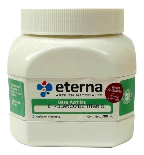 Base Acrilica 700 Ml Eterna