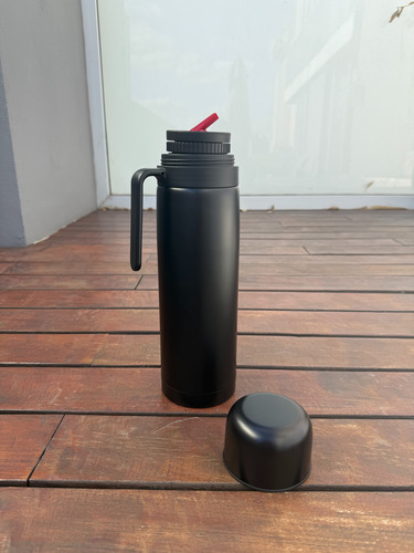 Juego Matero Termo Negro Mate Imperial Vegano Canasta Latas!