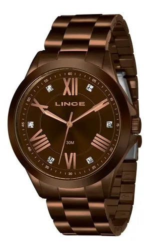 サベージPro-Line Road Rage 40 Series 1104-00 Relógio Lince Chocolate Feminino Grande Lrbj046l Original Nf
