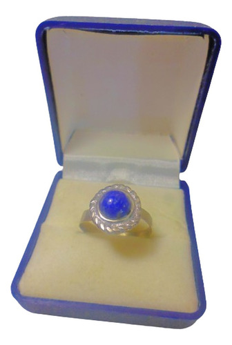 Anillo Alpaca Lapislazuli #3