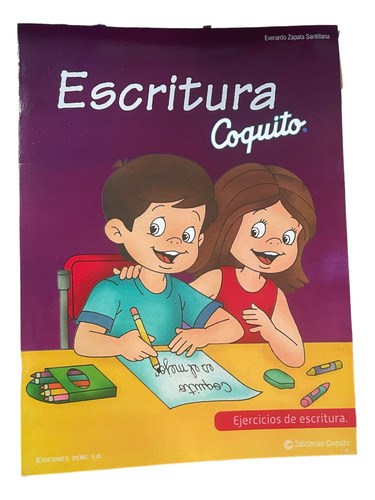 Libro De Escritura Para Niños, Ediciones Coquito Tapa Blanda