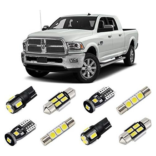 Kit De Luces Led Interiores Blancas Dodge Ram 2009 2010...