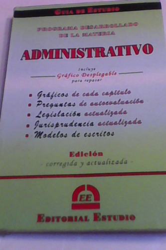 Guia De Estudio -programa Desarrollado-administrativo -unico