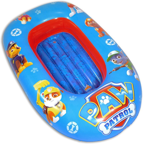 Bote Flotador Inflable Para Niños Bebes Paw Patrol Piscina