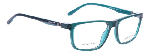 Armação Óculos Speedo Haste 360 Sp6128i E01 Verde Translúcid Tamanho 55