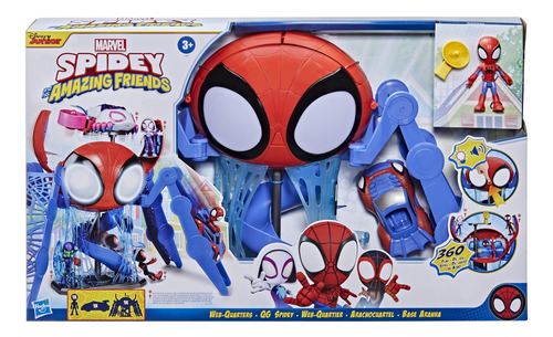 Playset Spider-man Spidey E Seus Incríveis Amigos Web-quarte
