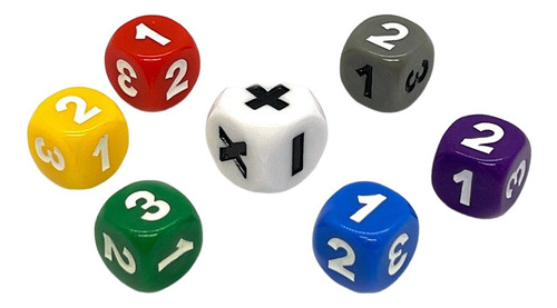 Juego De Dados De Enseñanza De 7 Piezas Manipuladores De