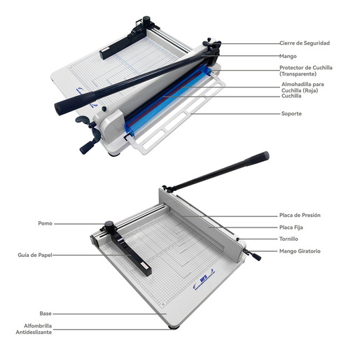Hfs(r) A4 12 Pulgadas Guillotina Para Papel Max. 400 Hojas