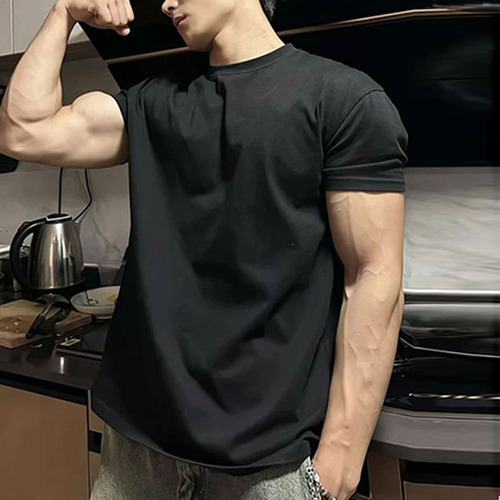 Camiseta Deportiva Solona De Manga Corta Con Cuello Halter