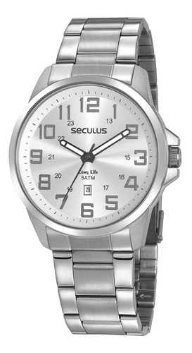 Relógio Seculus Long Life Masculino 20807g0svna1+nf