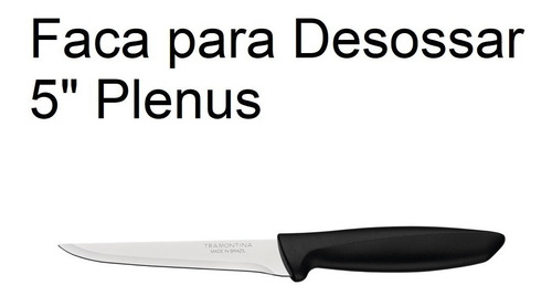 Imagem 7 de 7 de Jogo De Facas 6 Peças C/cepo Plenus Preto Tramontina