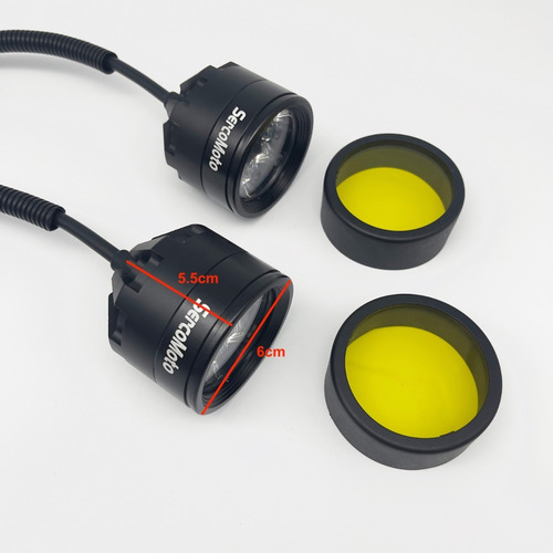 Imagen 7 de 10 de Kit Faros Led Sercomoto Sm3121s Premium Moto Bmw Ktm Honda