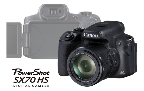  Canon Powershot Sx Sx70 Hs Compacta Tipo Bridge  Negro