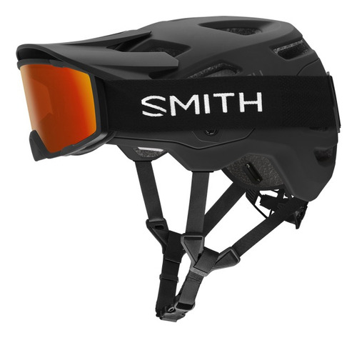Casco Para Bicicleta De Montaña Payroll, Smith Optics Color Matte Black/noir Black Talla Small (51-55)cm