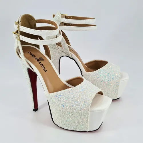Sand lia Feminina Salto Alto Branca Noiva Casamento C d 408 R 370