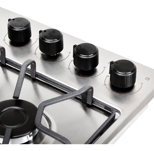 Estufa De Empotrar Inox 60x43 Cm Platina Gas Natural