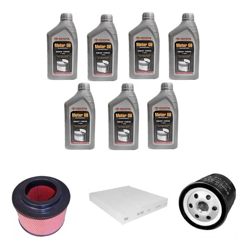 Kit Troca Óleo Filtro Toyota Hilux 3.0 Diesel 2012... 10w40