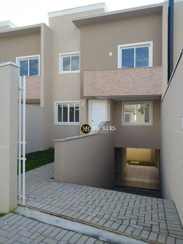 Sobrado Com 3 Dormitórios À Venda, 133 M² Por R$ 430.000,00 - Santa Cândida - Curitiba/pr - So0020