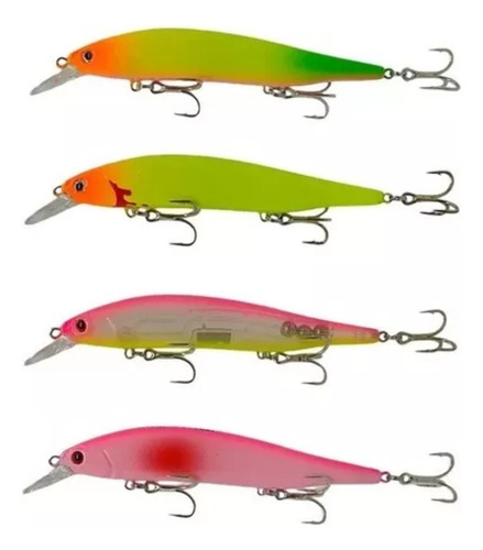 2 Isca Artificial Pesc Lori Brutal 115 Brutinha - 11,5cm 19g