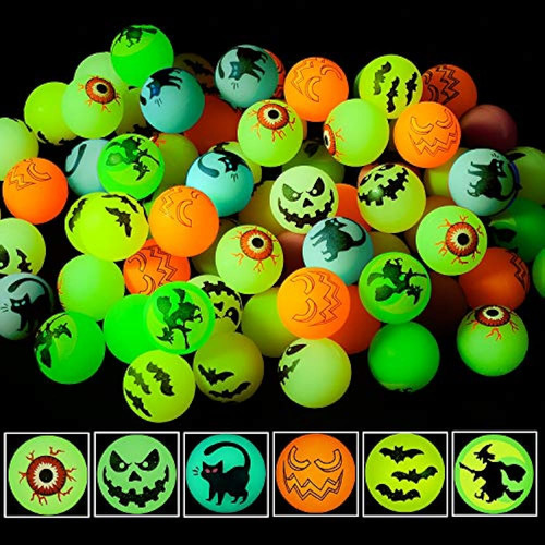 Newbea 72 Diseños Temáticos De Halloween Bolas Que Rebotan -