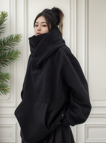 Sudadera Unisex De Algodón Pesado Con Capucha Para Otoño E I