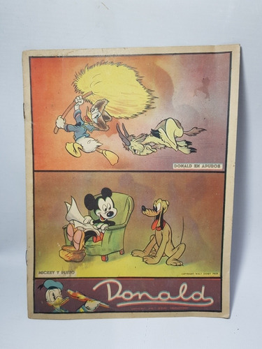 Imagen 1 de 9 de Donald Walt Disney Antiguo Cuaderno Infantil Mag 56268