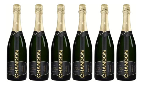 Champagne Chandon Brut Nature 750 Ml X6 - Pérez Tienda -