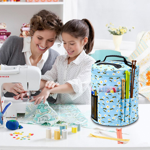 Bolsa De Almacenamiento De Hilo, Bolsa De Tejer, Tela