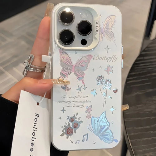 Funda Apple Xr - Butterfly Energy Shell Para iPhone 15 Pro Max