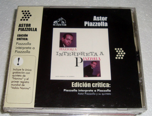Astor Piazzolla Interpreta A Piazzolla Cd Sellado / Kktus