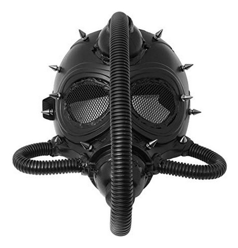 Ilovemasks Black Halloween Cosplay Costume Gas Mask Men Masq