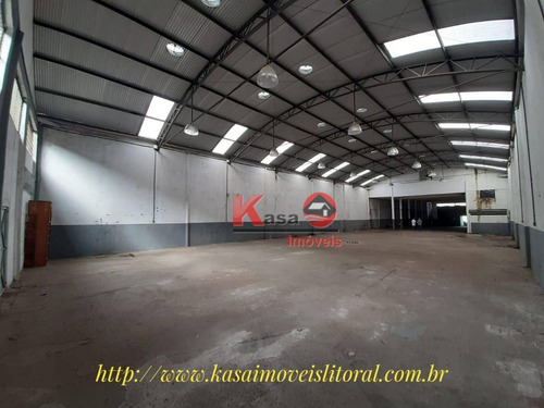 Imagem 3 de 20 de Galpão Para Alugar, 1217 M² Por R$ 19.000,00 - Paquetá - Santos/sp - Ga0080