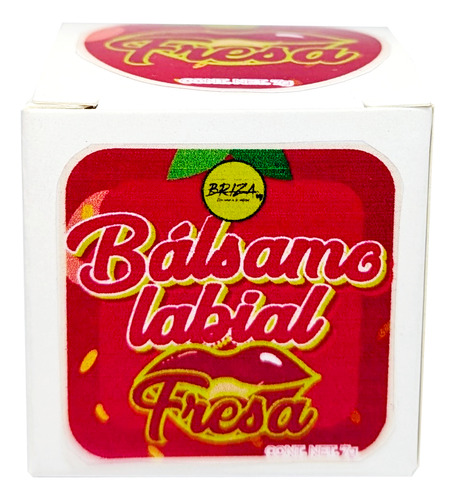 Bálsamo Labial Hidratante Con Lanolina Aroma Fresa